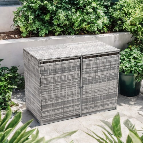 Double wheelie bin - bin, store