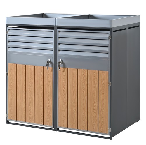 Wheelie garbage bin storage - wheelie,