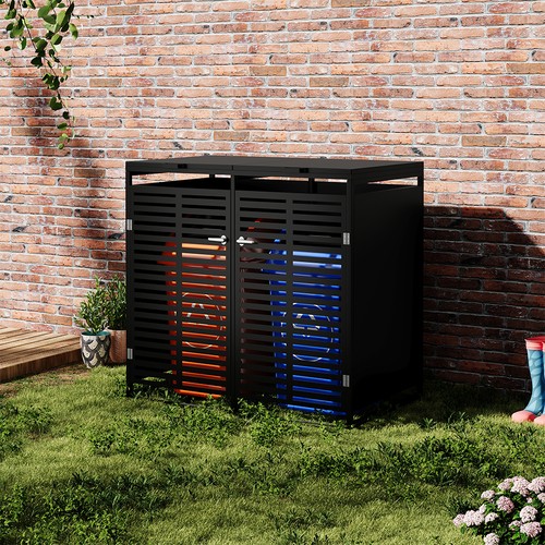 Outdoor garden dustbin - outdoor,