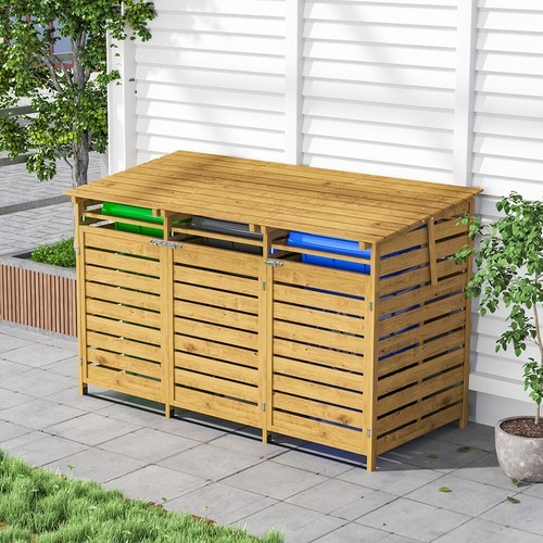Triple wheelie bin - wheelie,