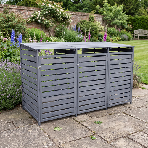 Wheelie bin shed durable - 3,