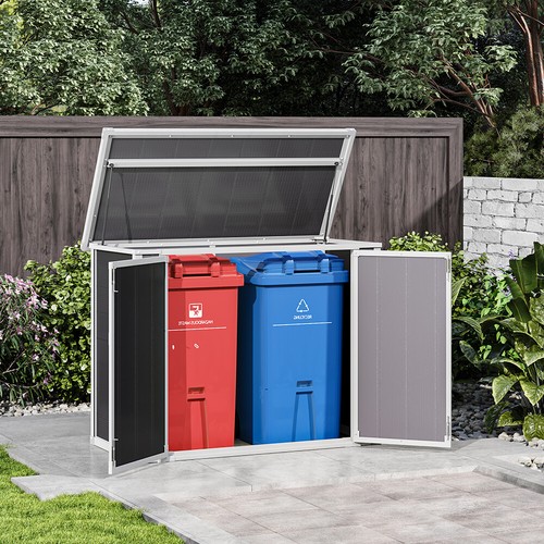 Large double wheelie - double, bin