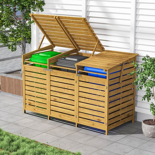 Outdoor triple wooden - outdoor, wheelie
