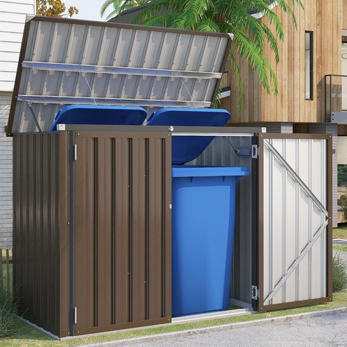 Outdoor wheelie bin box - outdoor,