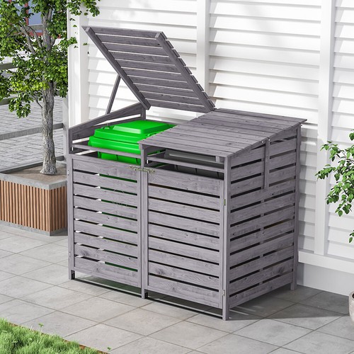 Wheelie bin storage double - wheelie,