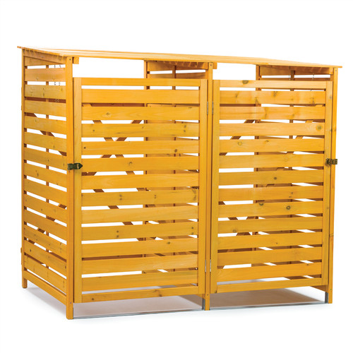 Double wheelie bin storage - wheelie,